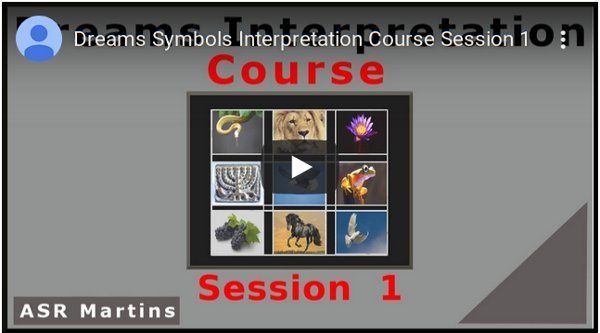 The ASR Martins Dreams and Visions Interpretation Course YouTube image